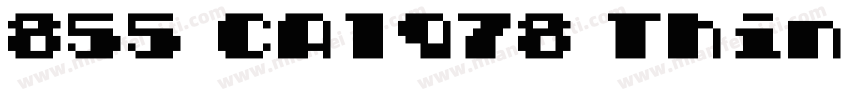 855 CA1978 Thin (TrueType) (Other)字体转换